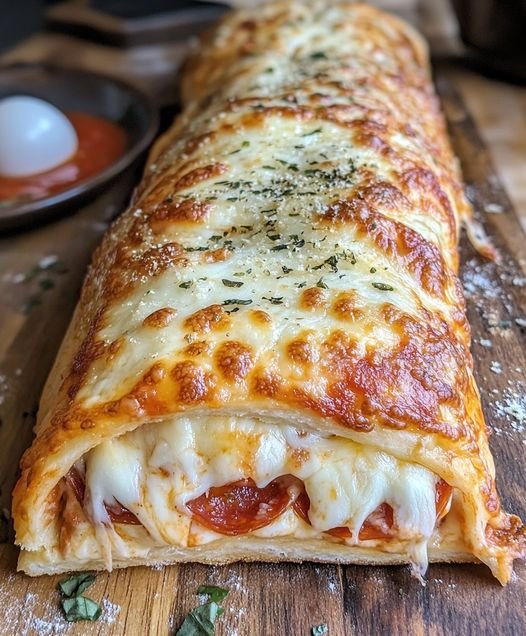 Sie machen mich verrückt, Blätterteig Strudel mit Peperoni und Käse ...